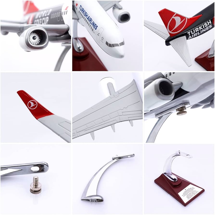 Turkish Airlines エアプレーン　1/100 Amazon.com: Zekupp Turkish Airlines Licensed Boeing 737-800